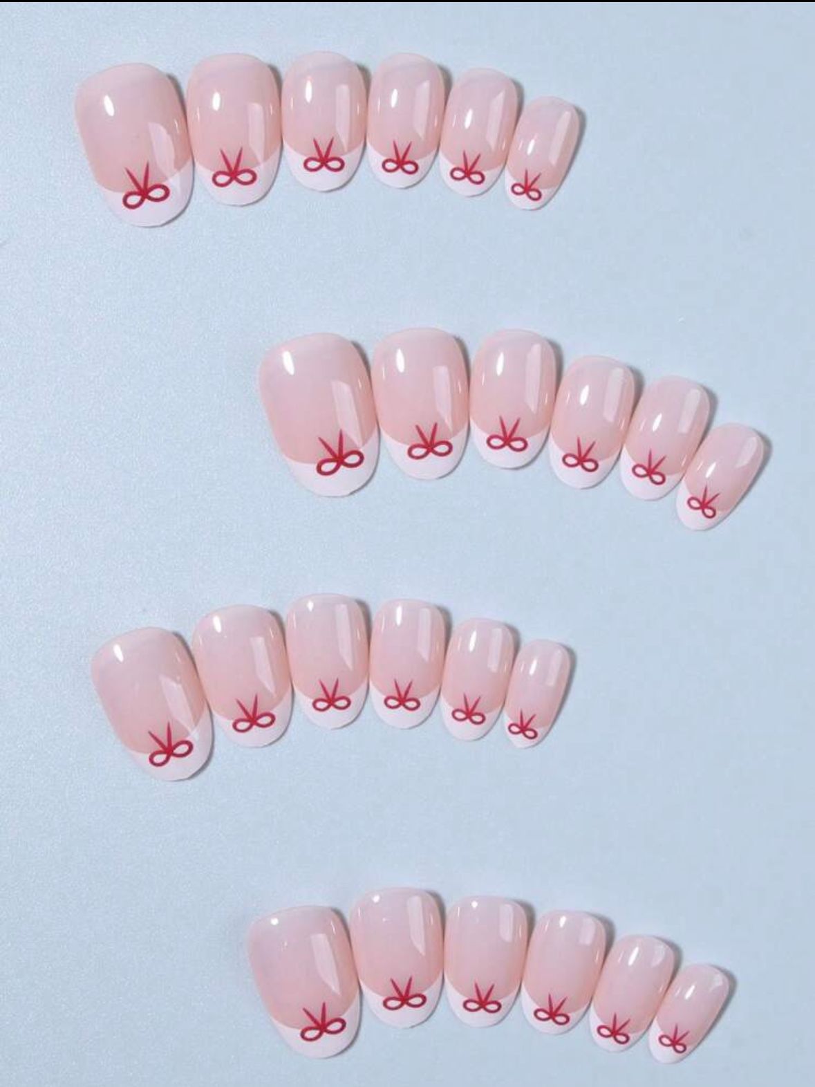 Uñas Press On Moño