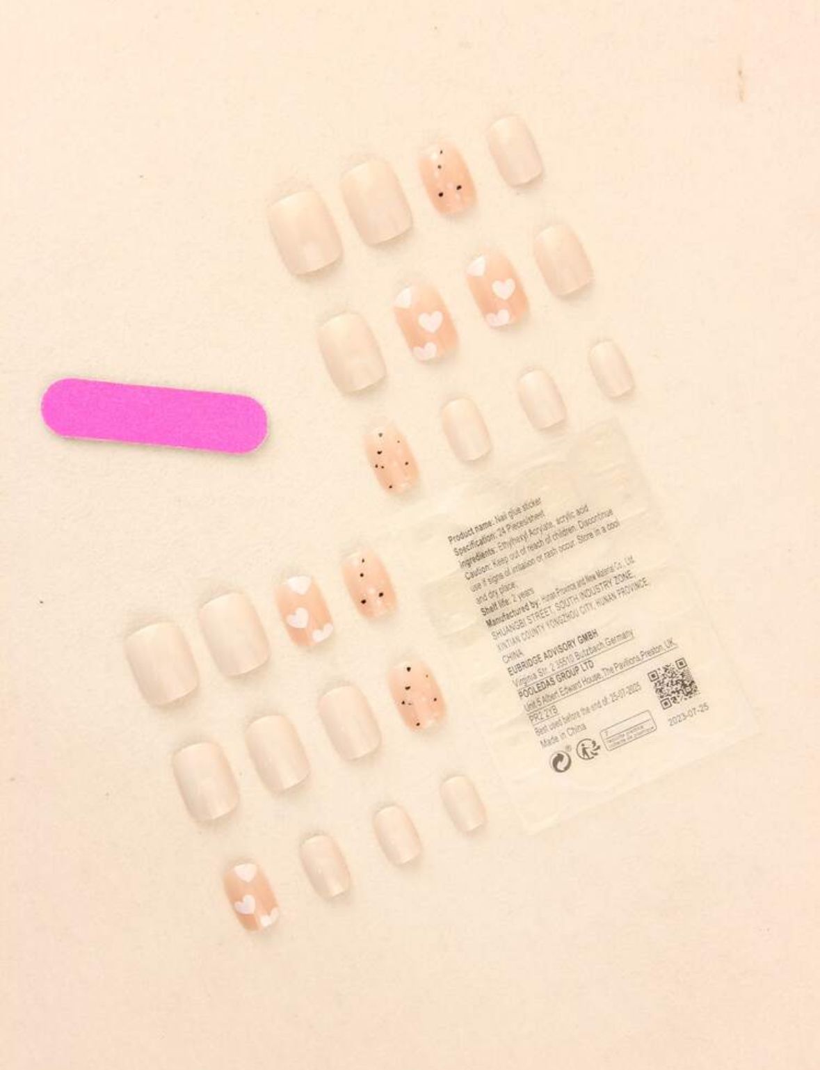 Uña press On Cortas