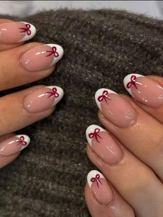 Uñas Press On Moño