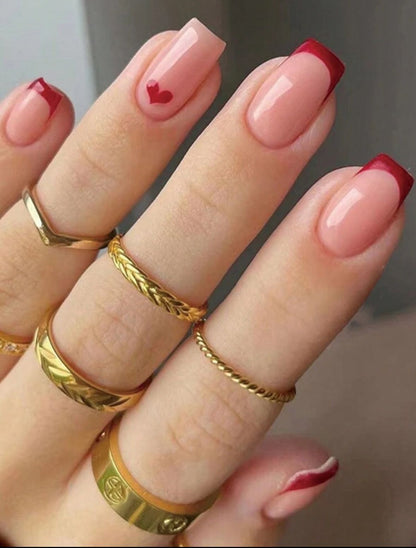 Uñas Press On Cortas