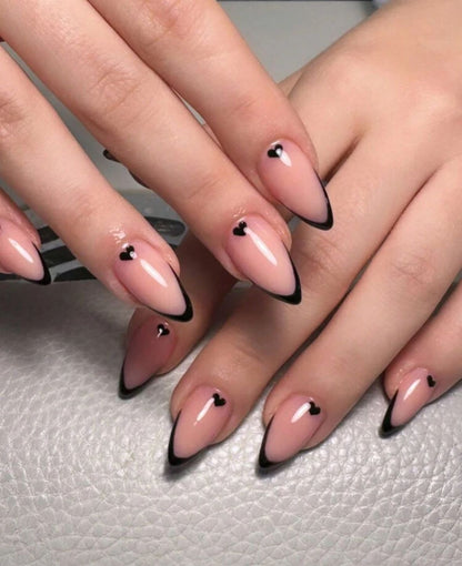 Uña Press On  Corazon