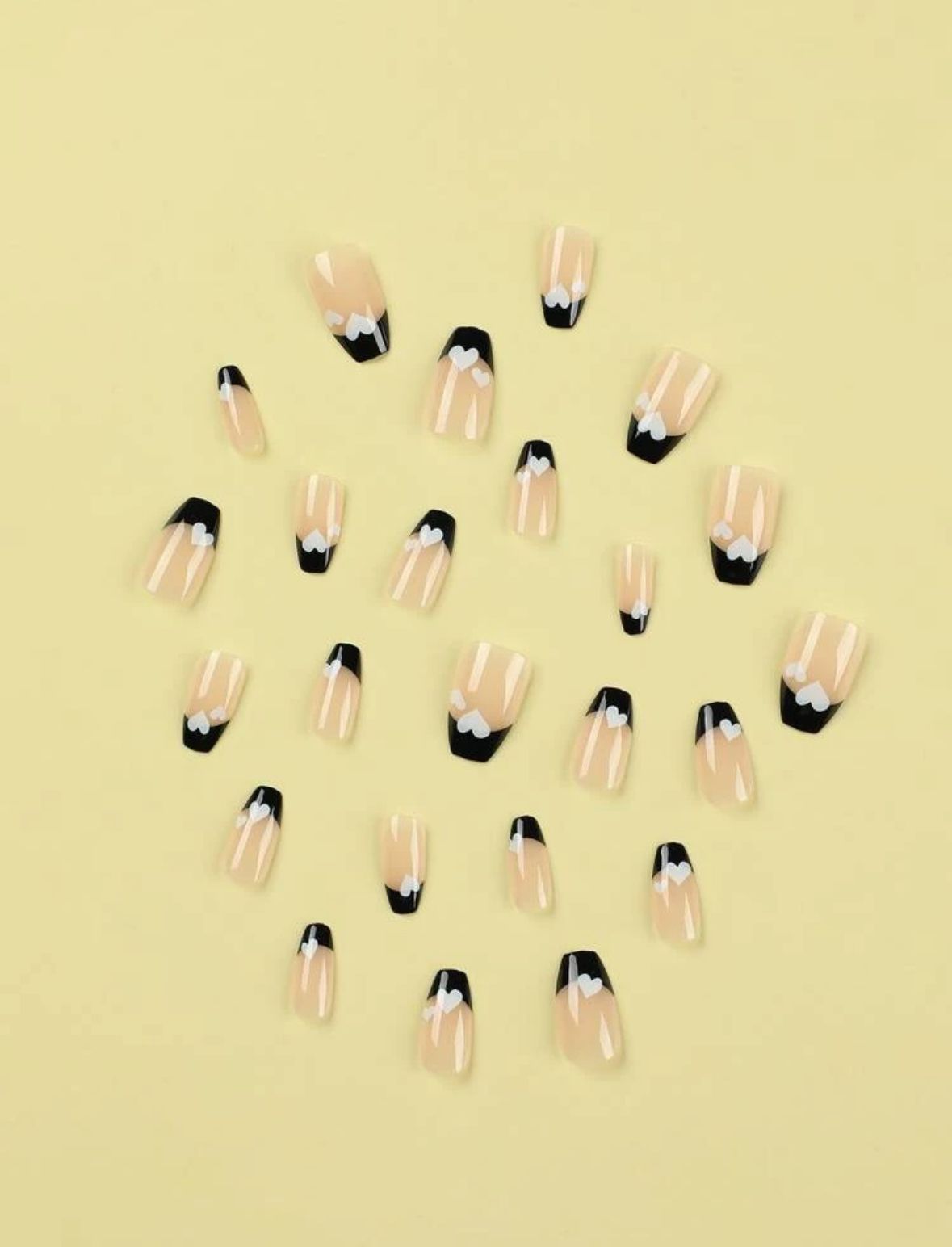 Uñas Press On cuadradas