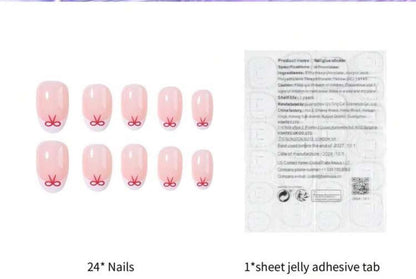 Uñas Press On Moño