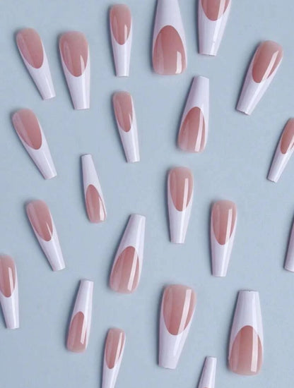 Uñas Press On Coffe