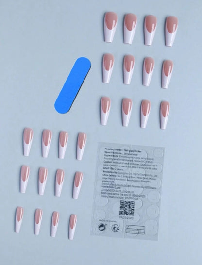 Uñas Press On Coffe