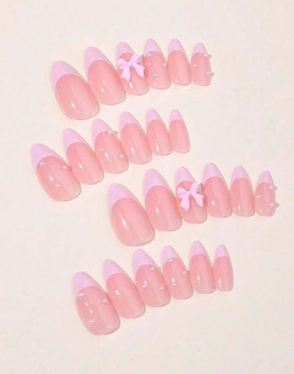 Uñas  Almendrada Francesa