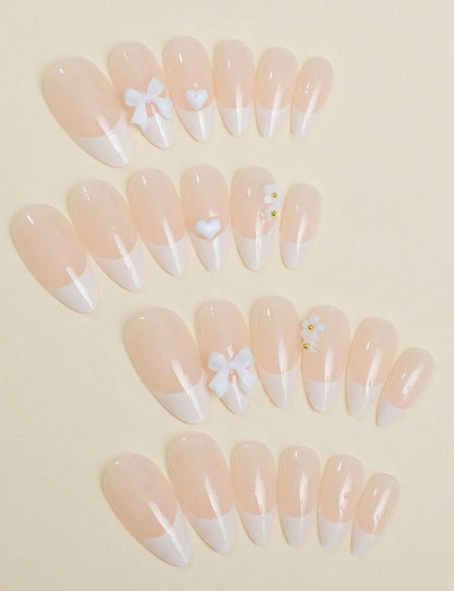 Uñas press On moño