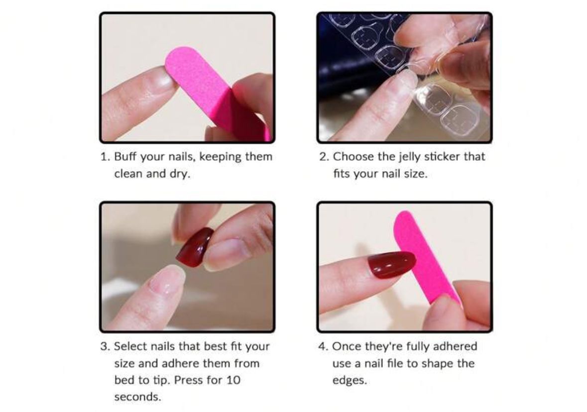 Uña press On Cortas